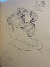 Jean Cocteau - Tsuguharu Foujita - Le Dragon des Mers - the sea dragon-xvii-drawing cocteau 藤田 嗣 治 by Jean Cocteau - Signature Fine Art